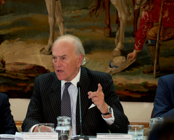 BALDOMERO FALCONES  ELEGIDO VICEPRESIDENTE  DE LA FUNDACIÓN INDEPENDIENTE