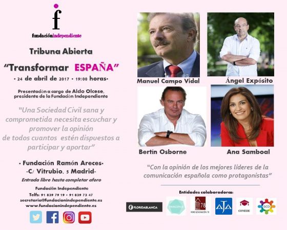 TRANSFORMAR ESPAÑA Tribuna Abierta