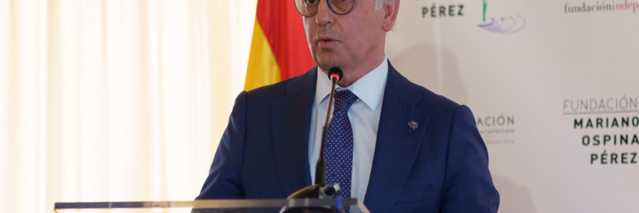 ACTO DE ENTREGA «PREMIO HISPANIDAD, CONCORDIA Y LIBERTAD» A PABLO CASADO, LAUDATIO POR ALDO OLCESE