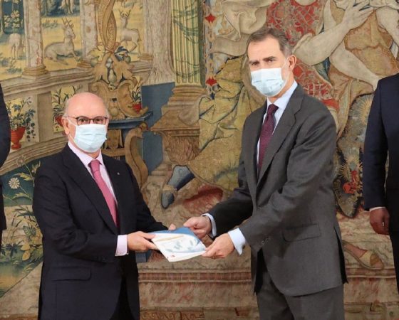 AUDIENCIA CON S. M. EL REY FELIPE VI 22 DE ENERO DE 2021