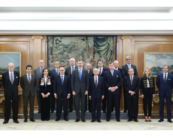 El Rey recibe a la Junta Delegada de Gobierno de la Fundación Independiente