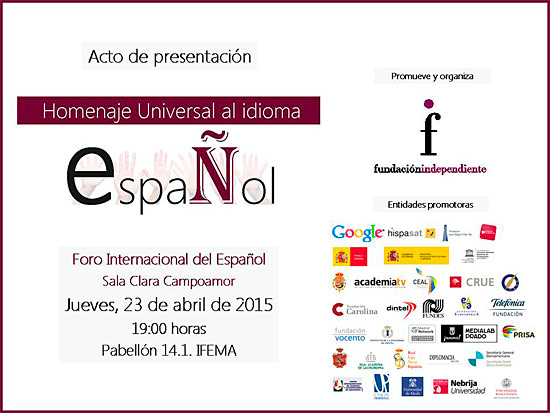 Homenaje Universal al idioma español