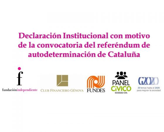 La institución hace público un manifiesto junto con Fundes, Panel Cívico de la Sociedad Civil y la Plataforma G2020 contra el acto de subversión del orden constitucional