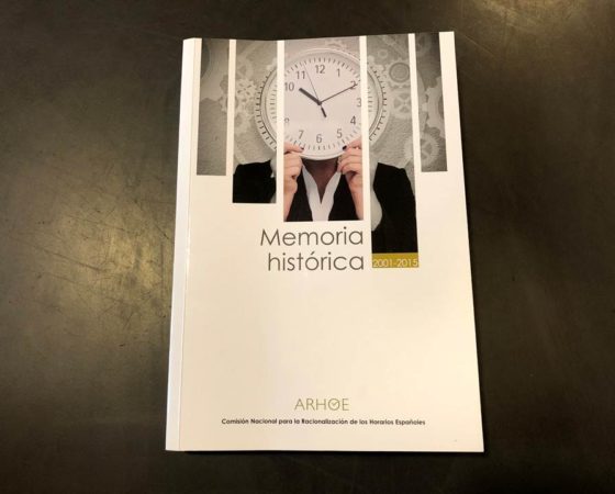 LIBRO «MEMORIA HISTÓRICA» 2001-2015 Comisión Nacional para la Racionalización de los Horarios Españoles