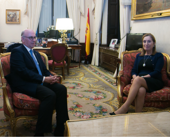 Reunión con la Presidenta del Congreso de los Diputados