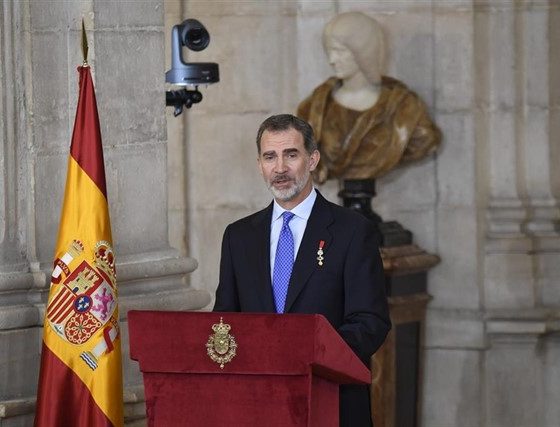 S.M. el Rey Felipe VI celebra su quinto aniversario como Rey de España