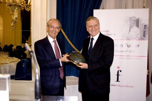 Ignacio Buqueras y Valentín Fuster