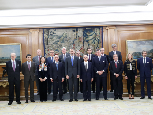 AUDIENCIA REY FELIPE VI A LA JUNTA DELEGADA DE GOBIERNO DE LA FUNDACIÓN INDEPENDIENTE