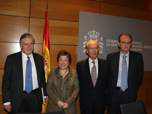 Presentación libro Valentín Fuster "Español Universal" 2011 Ministerio Sanidad